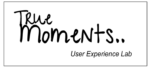 true moments logo black and white
